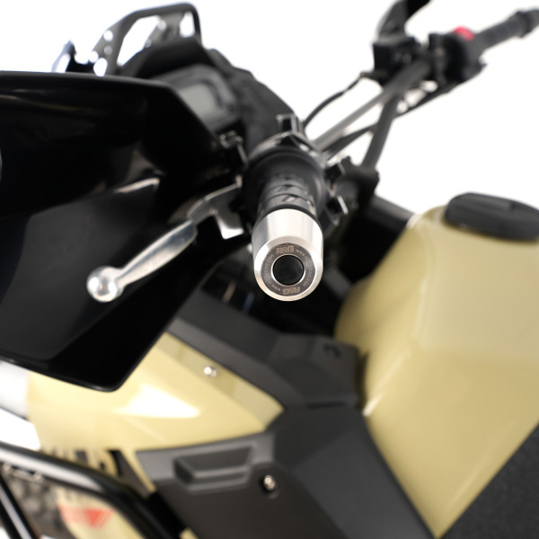 R&G R&G Stainless Steel Bar Ends for Kawasaki Versys 1000 '12-'18, Z1000, ZZR1400, GTR1400, Ninja 125 '19-, Ninja 1000SX '20- , Royal Enfield Himalayan '17- & Kawasaki KLR 650 '22-, Eliminator 500 '24-